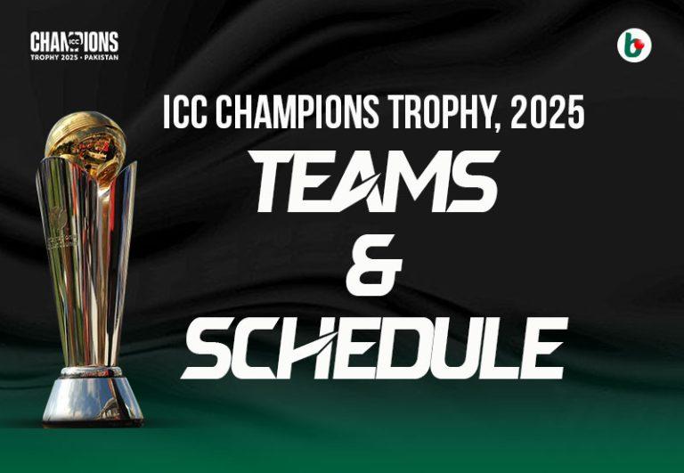 ICC Champions Trophy, 2025 Teams and fixture Free download pdf