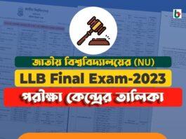 LLB Final Exam 2023 Exam Center list